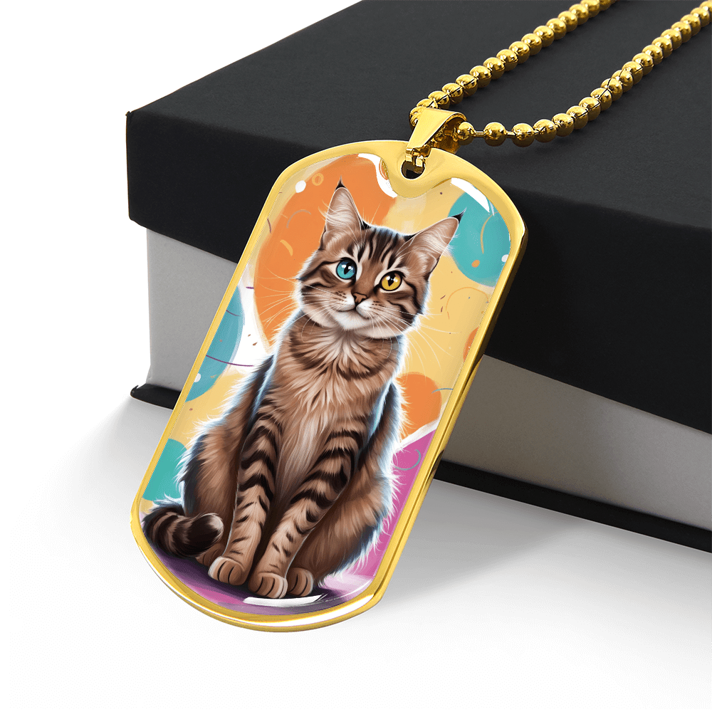 Colorful Kitty Necklace