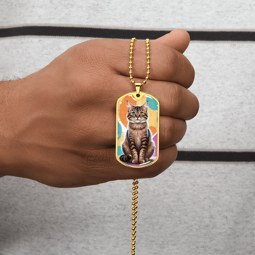 Colorful Kitty Necklace