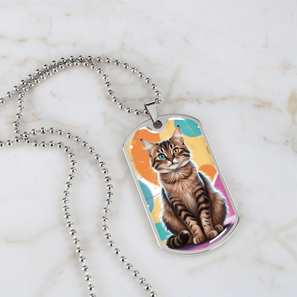 Colorful Kitty Necklace
