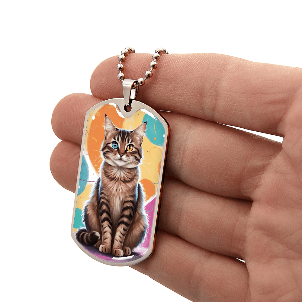 Colorful Kitty Necklace