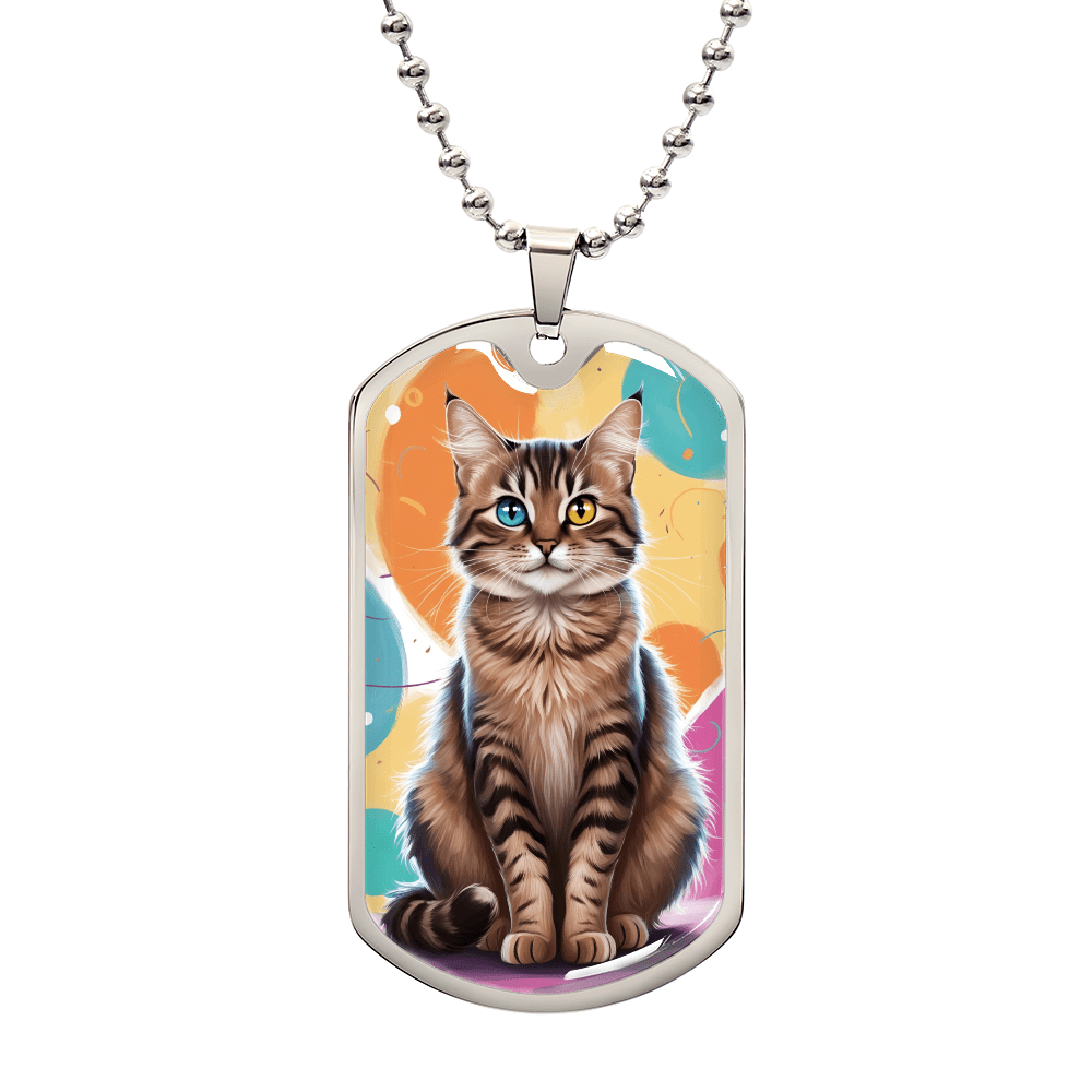 Colorful Kitty Necklace