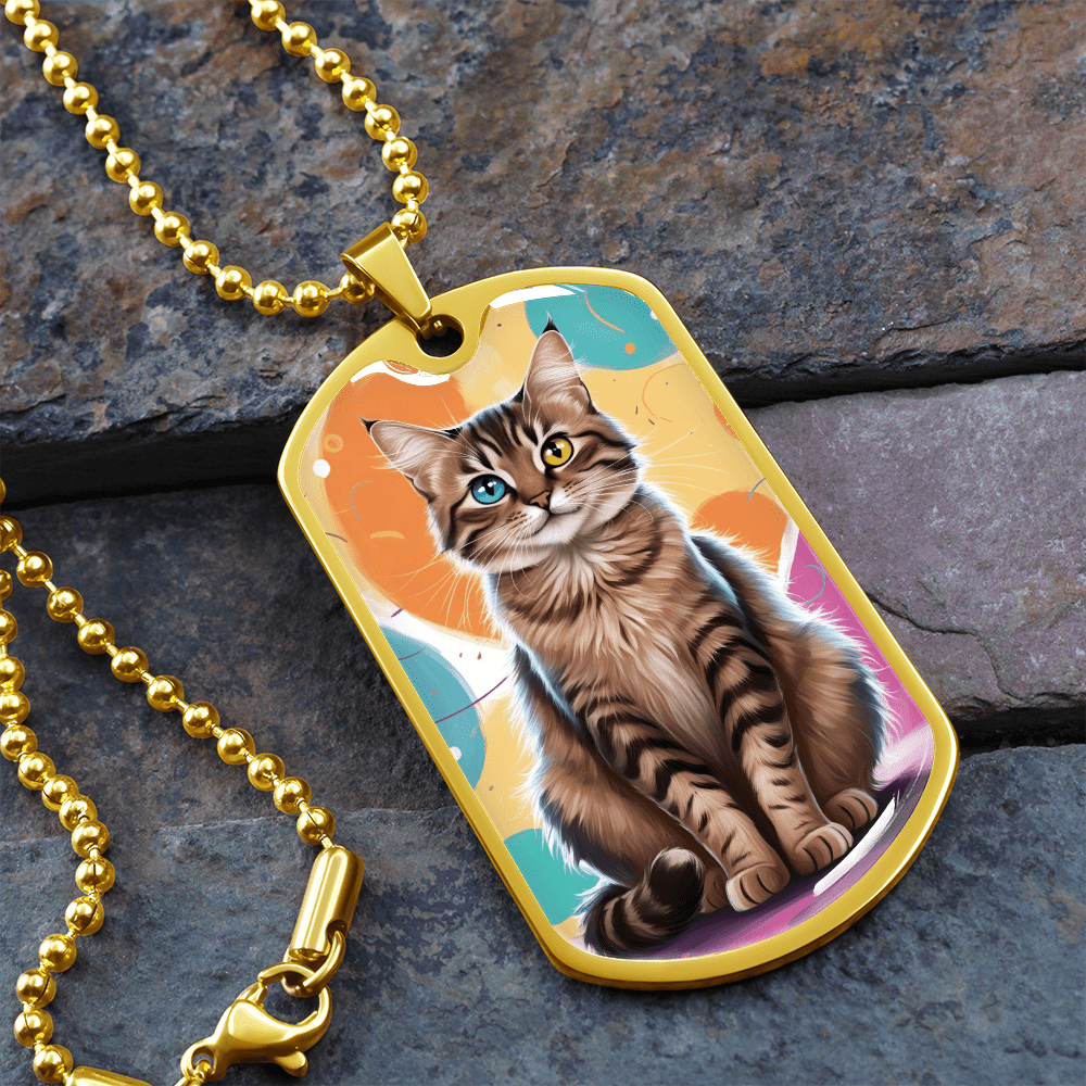 Colorful Kitty Necklace