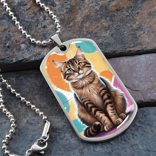 Colorful Kitty Necklace