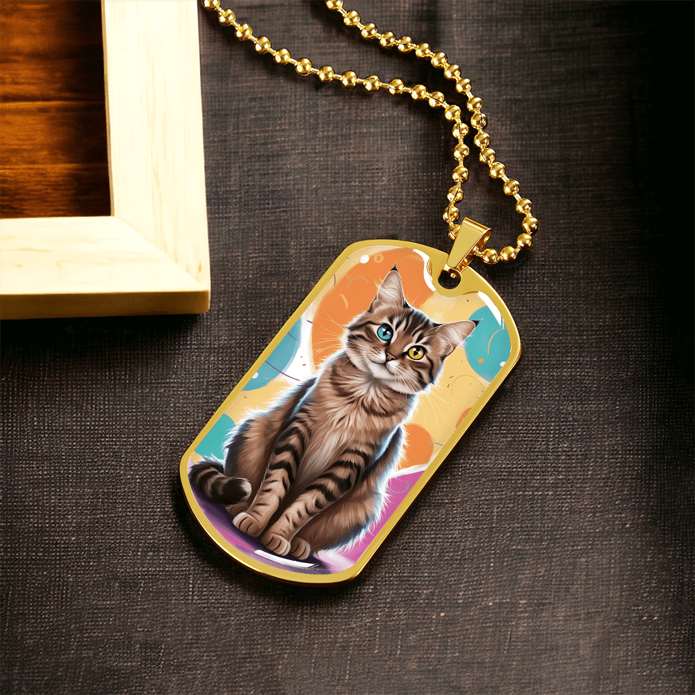 Colorful Kitty Necklace