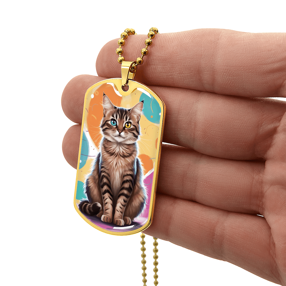Colorful Kitty Necklace