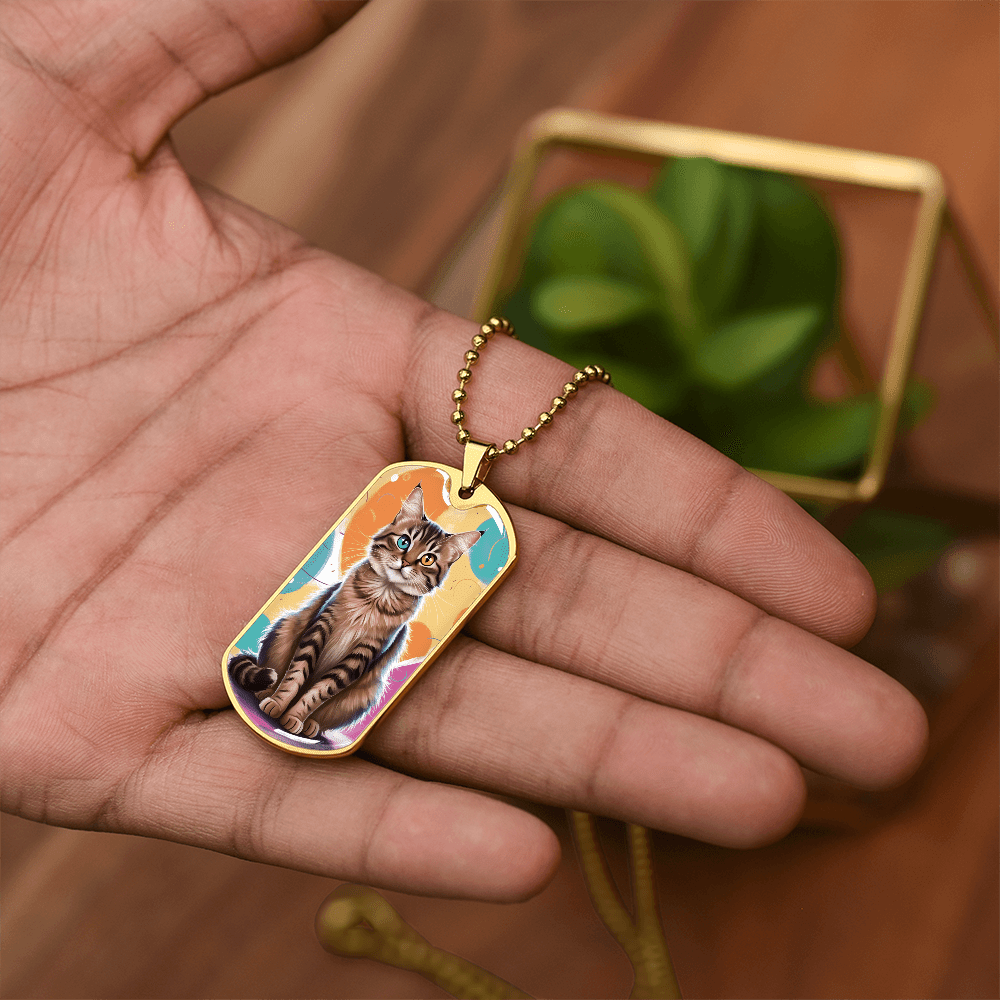 Colorful Kitty Necklace
