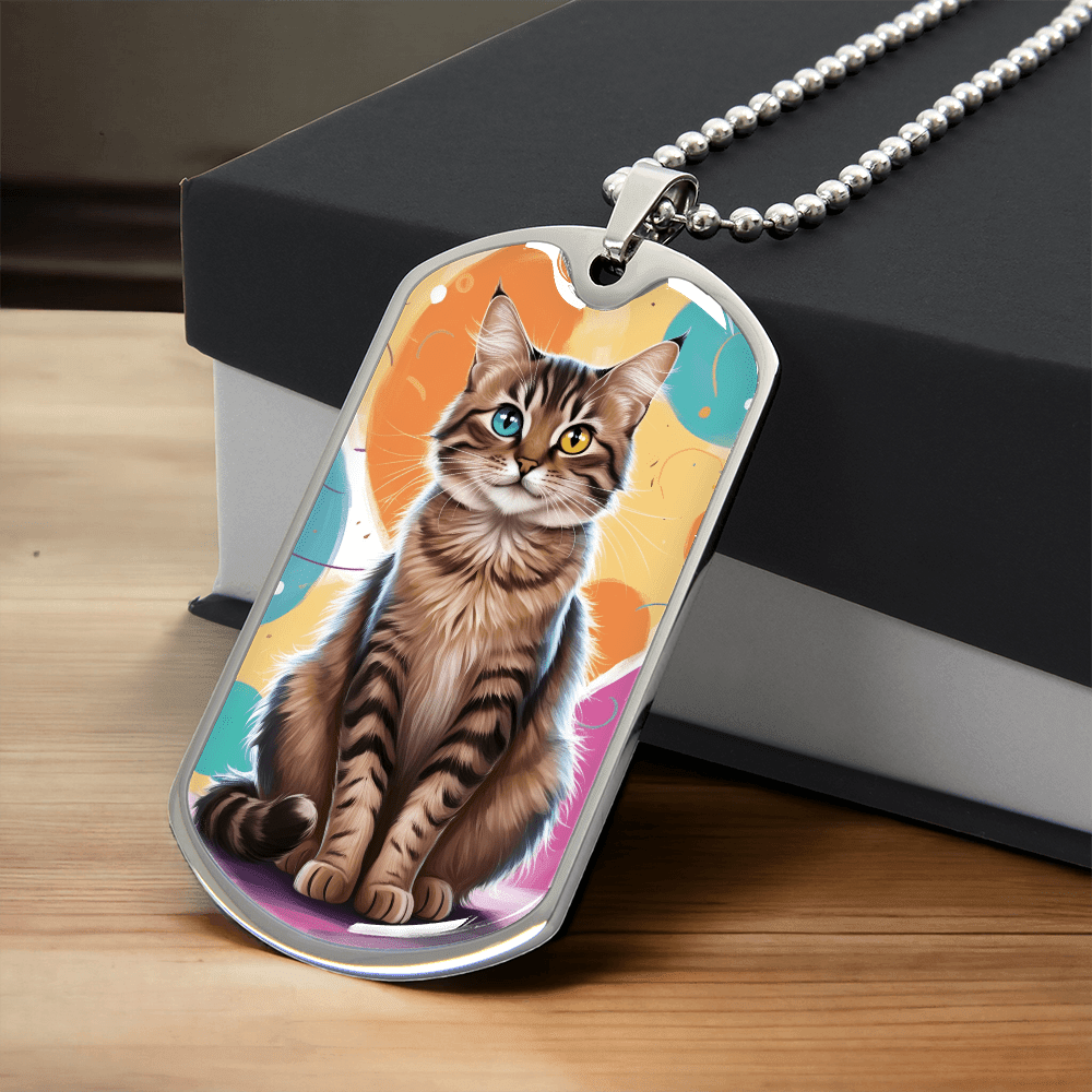 Colorful Kitty Necklace