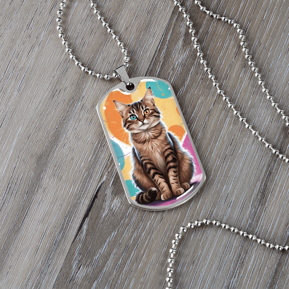 Colorful Kitty Necklace
