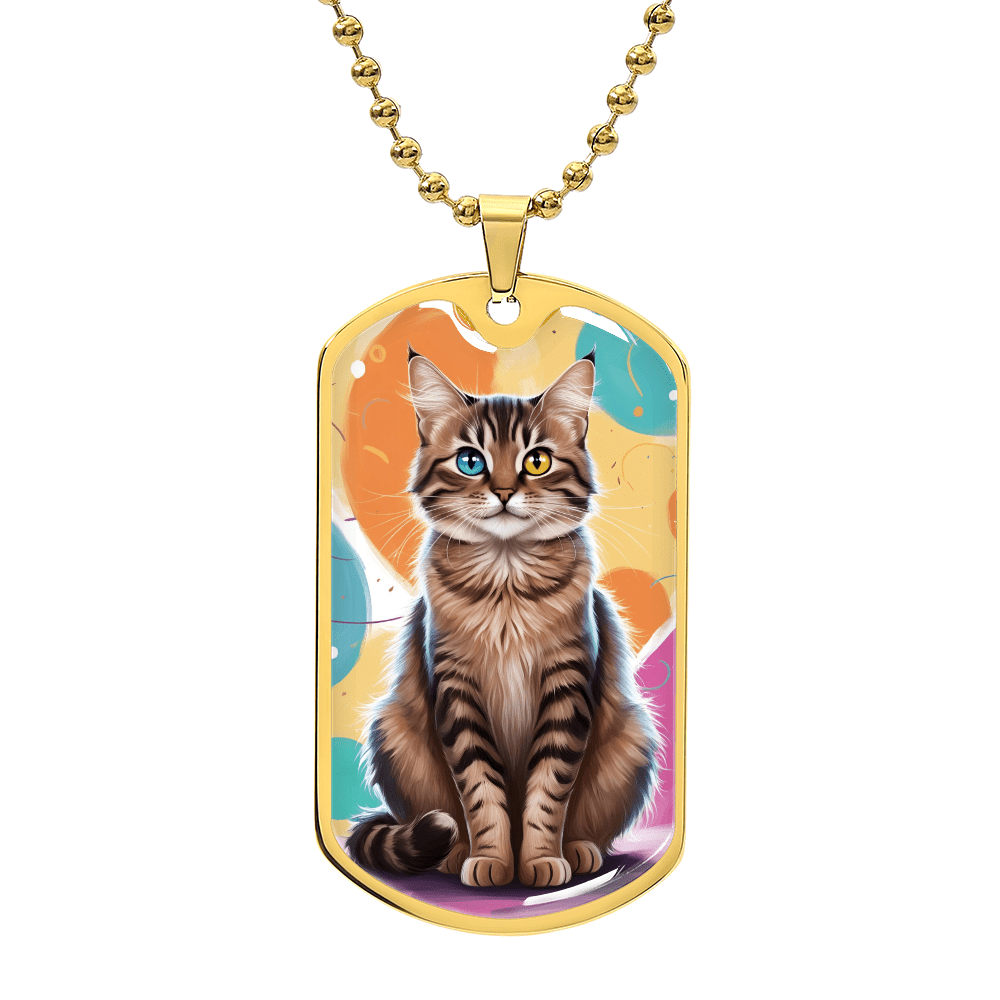Colorful Kitty Necklace