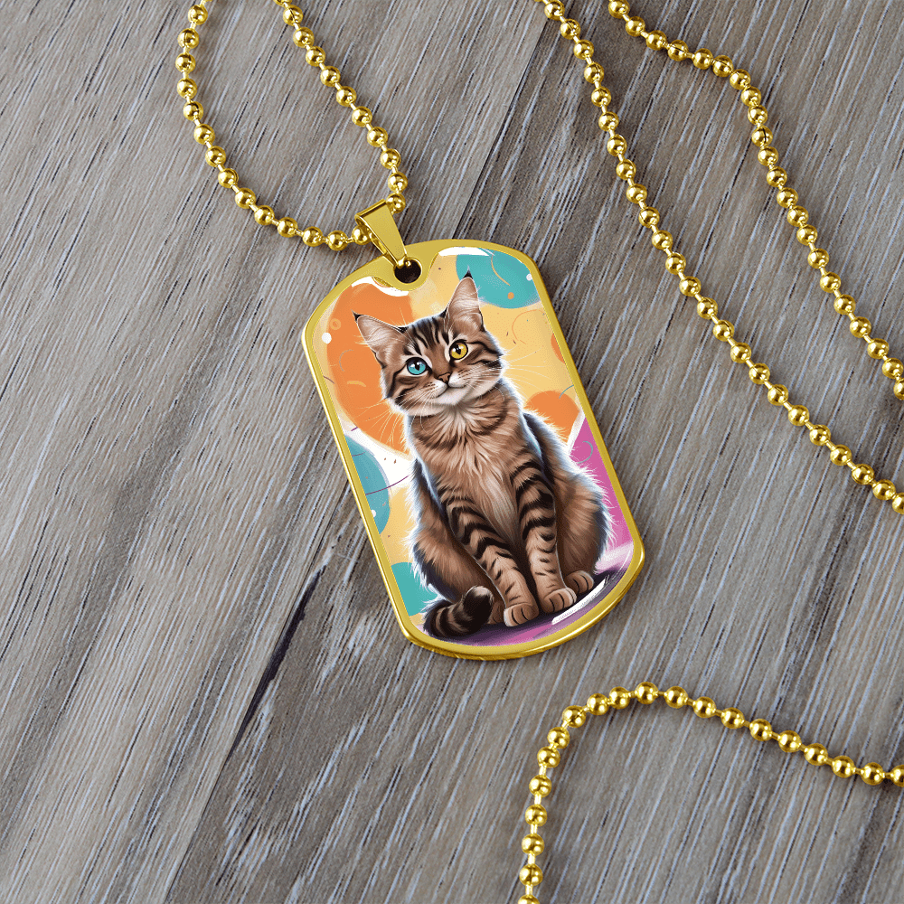 Colorful Kitty Necklace