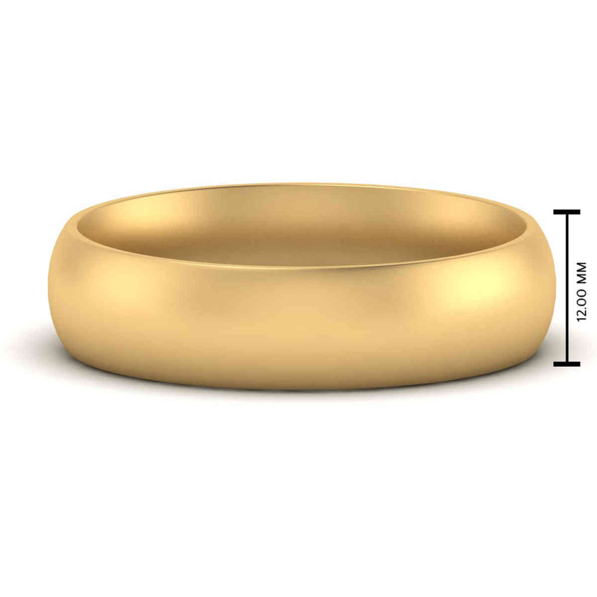 Comfort Fit Mens Wedding Band