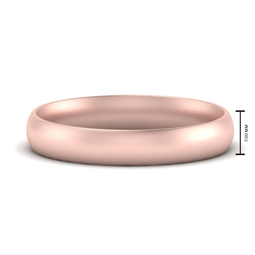 Comfort Fit Mens Wedding Band