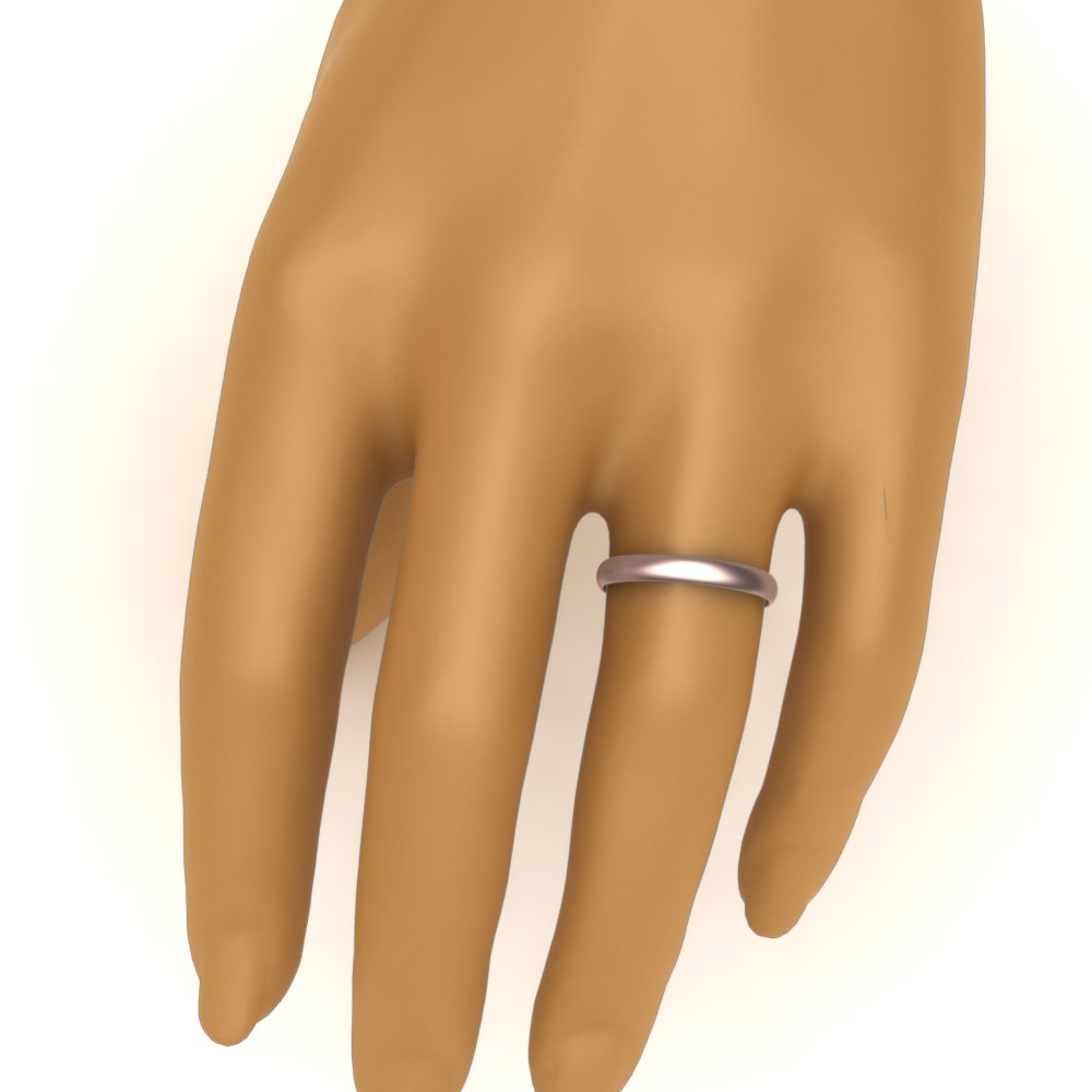 Comfort Fit Mens Wedding Band