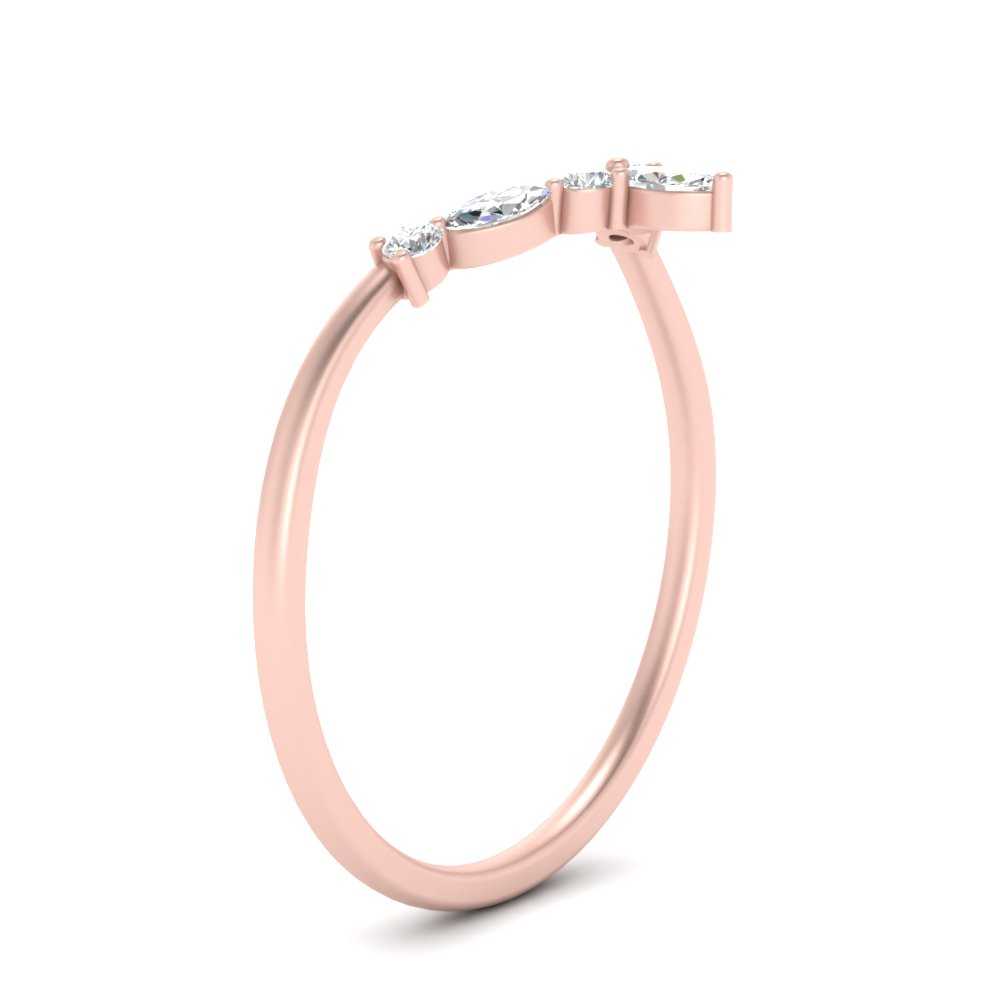 Crown Marquise And Round Band
