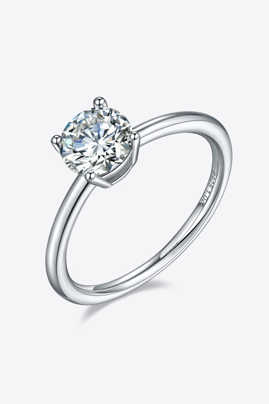 1 Carat Sparkala™ Platinum Over Pure Sterling Silver Solitaire Ring