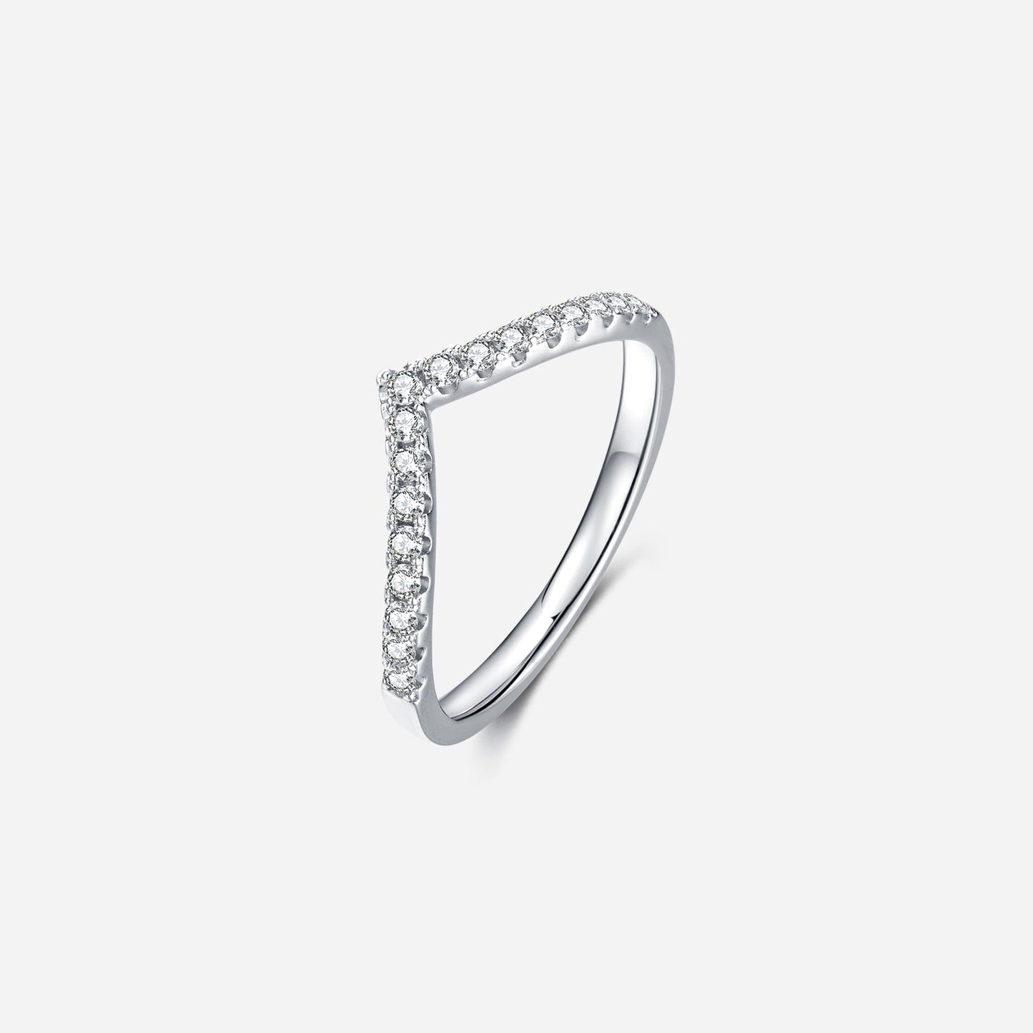 Sparkala™ Platinum Over Pure Sterling Silver Ring