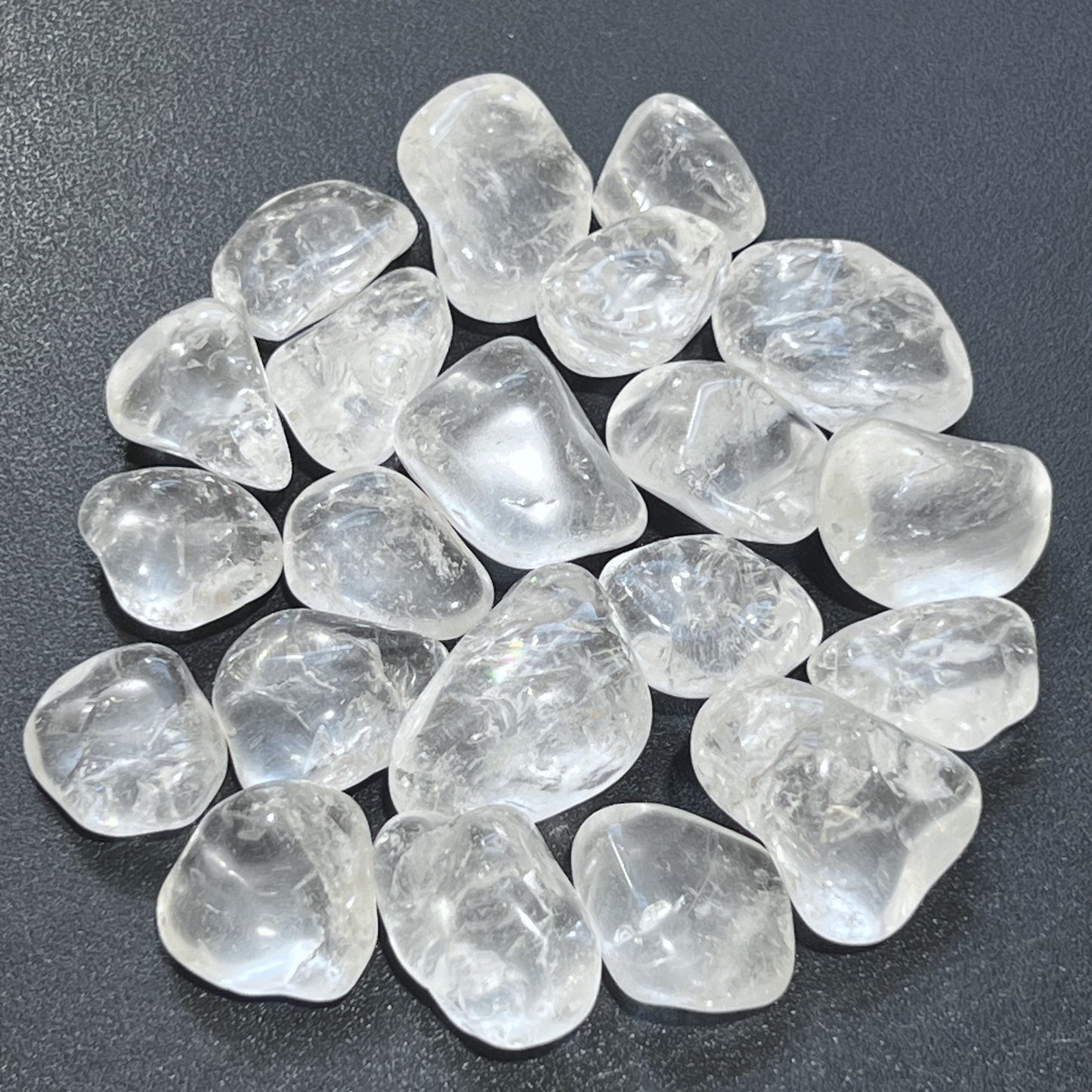 Clear Quartz Crystal Tumbled Stones (By The Piece or Pound)