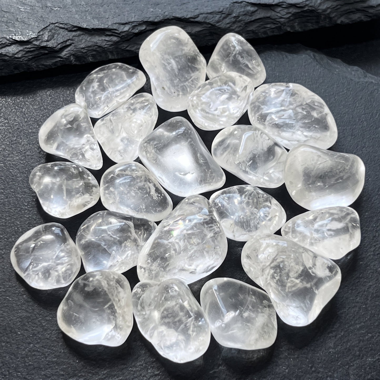 Clear Quartz Crystal Tumbled Stones (By The Piece or Pound)