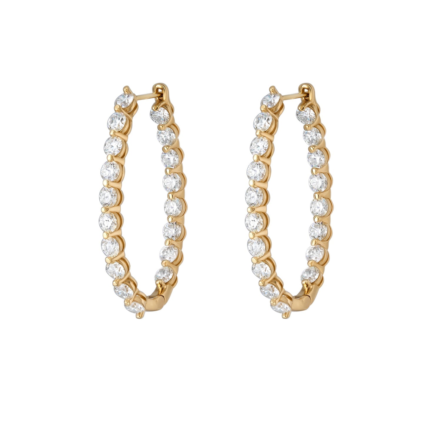 Floating Elongated Hoops