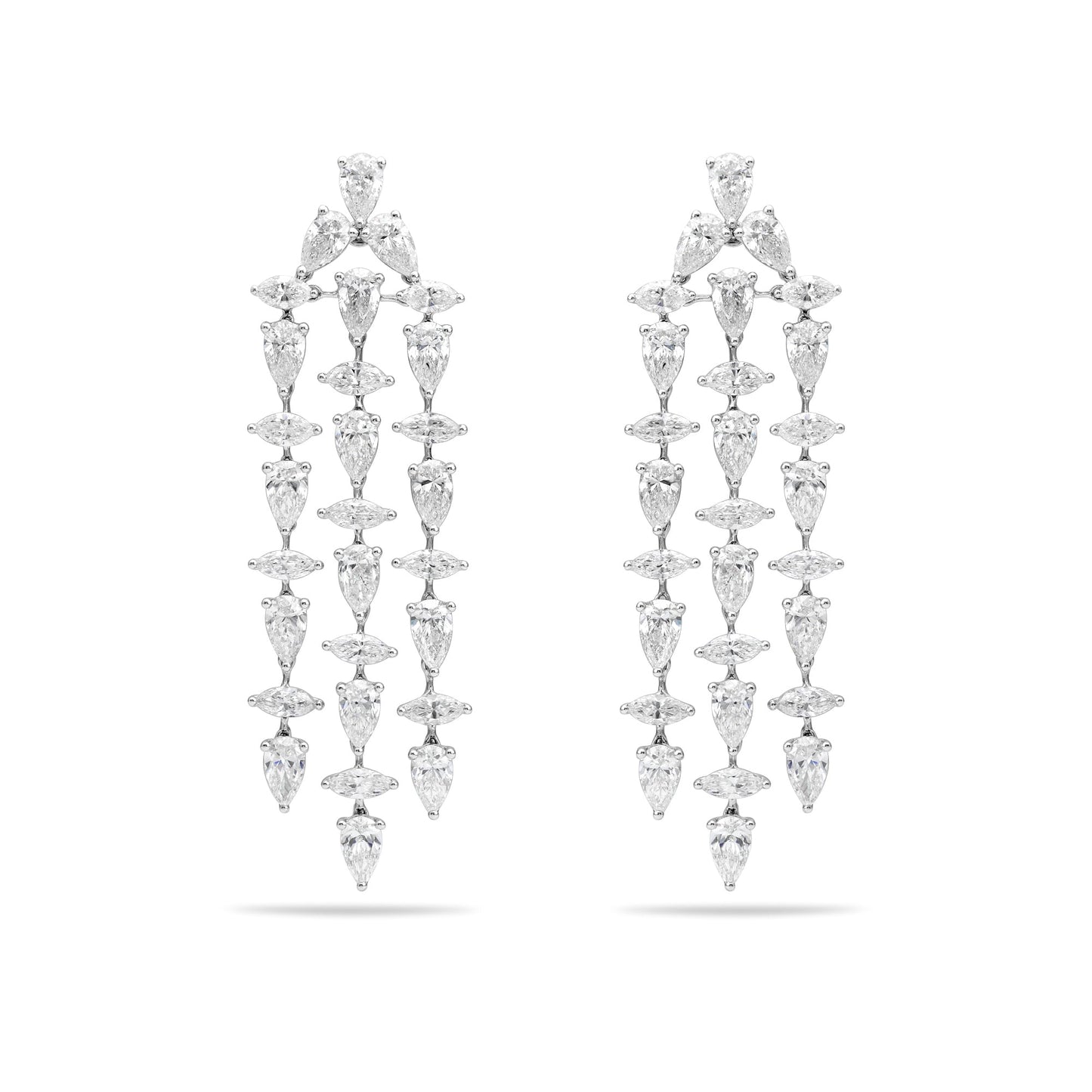 Pear & Marquise Raining Drop Earrings