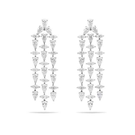 Pear & Marquise Raining Drop Earrings