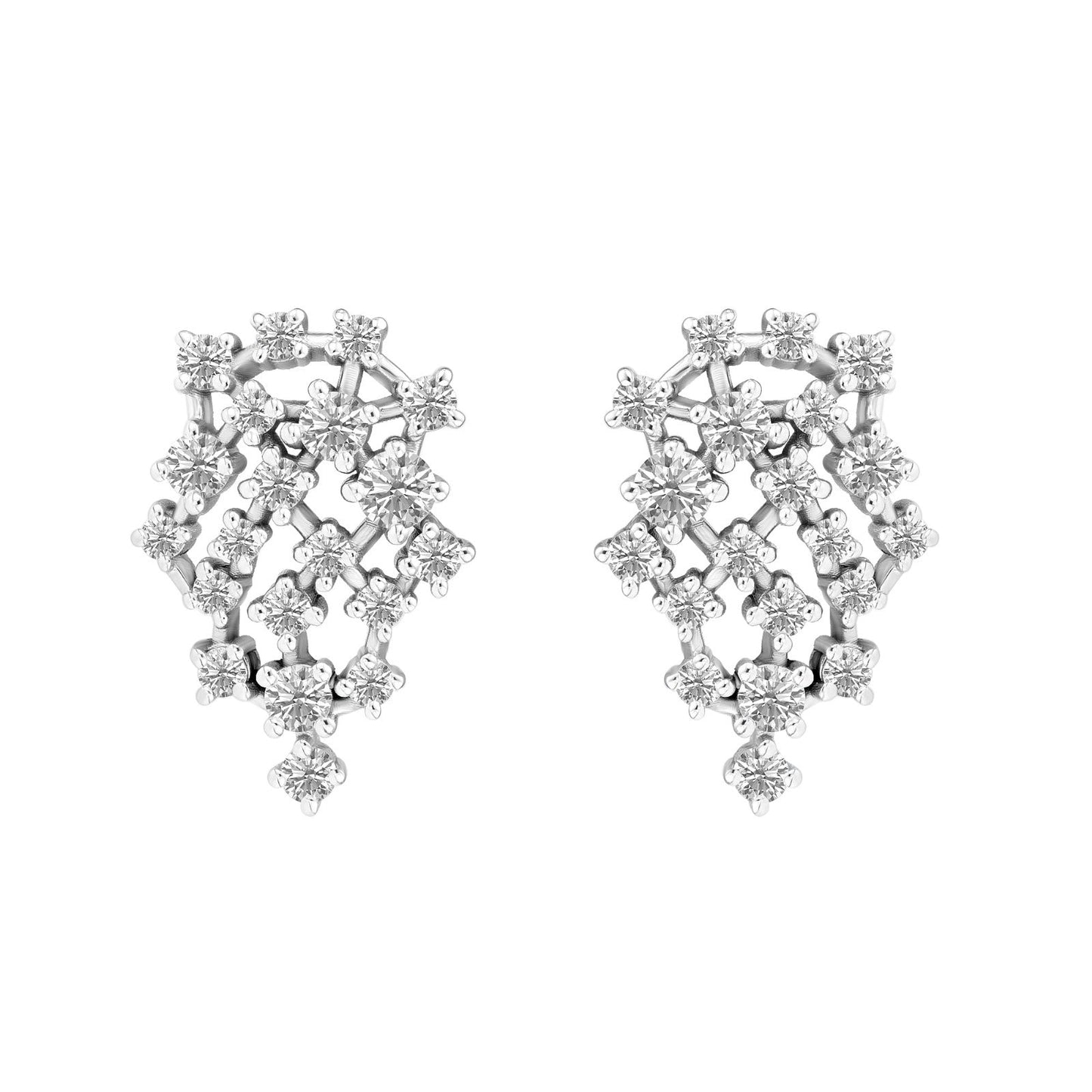 Grape Cluster Stud Earrings