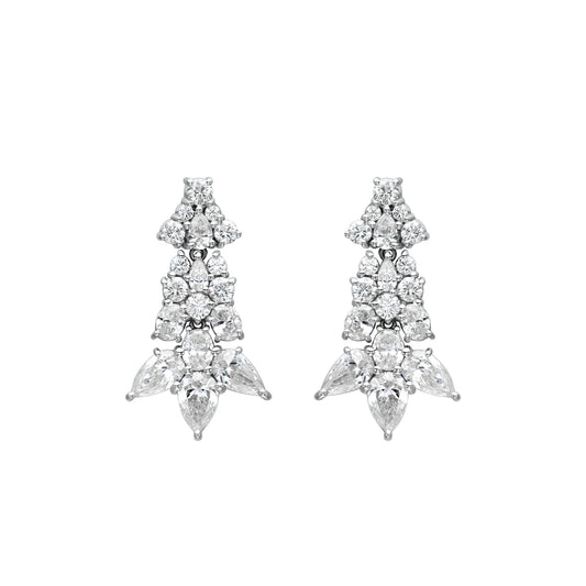 Multi Fancy Shape Drop Earrings