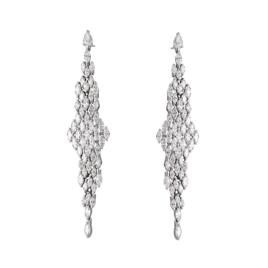 Marquise Kite Drop Earrings