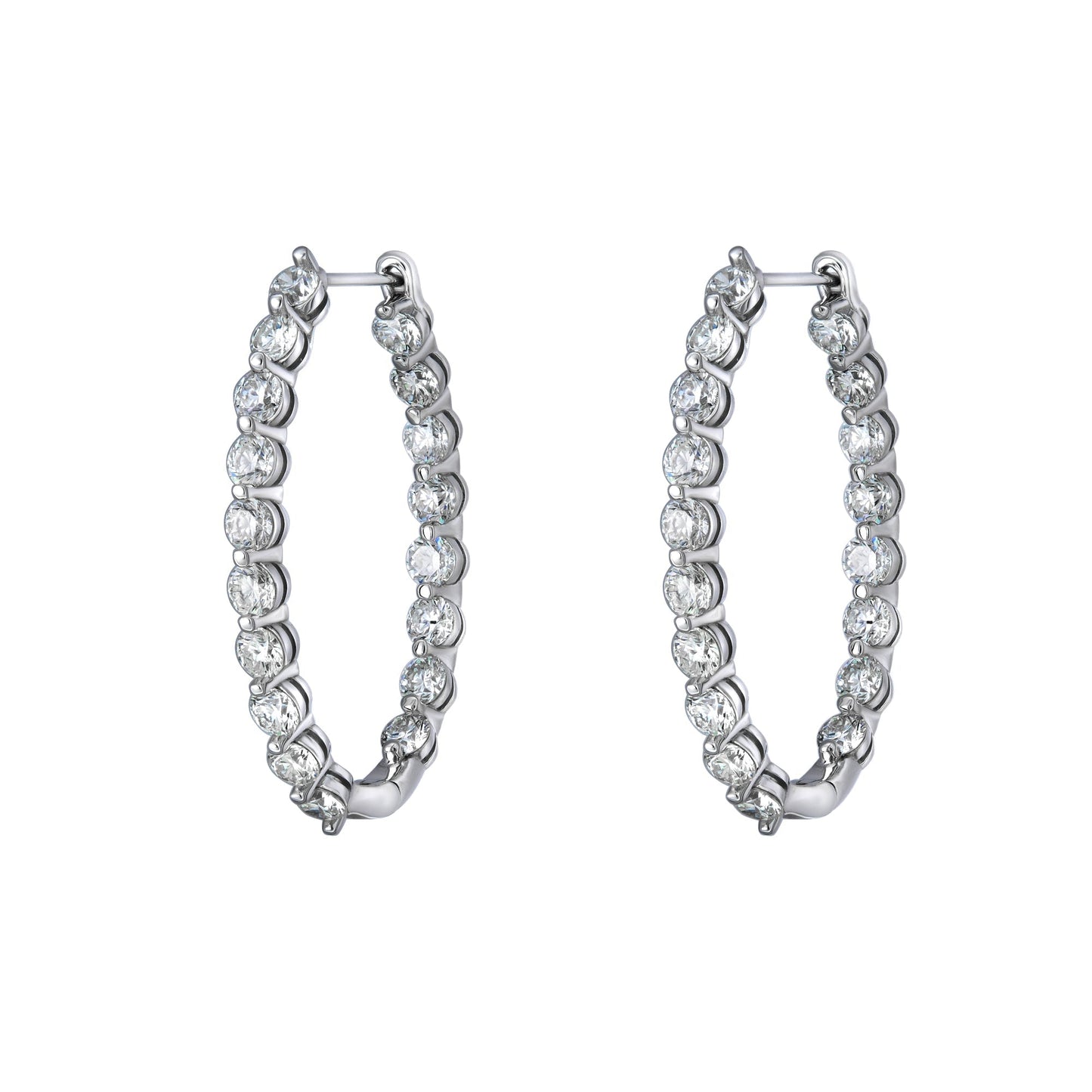 Floating Elongated Hoops
