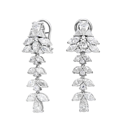 Fancy Vine Drop Earrings