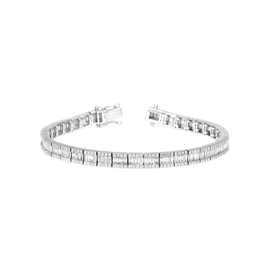 Round & Baguette Bracelet