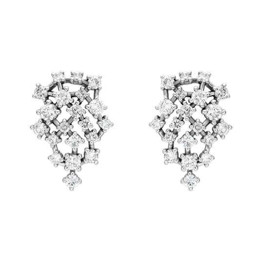 Grape Cluster Stud Earrings