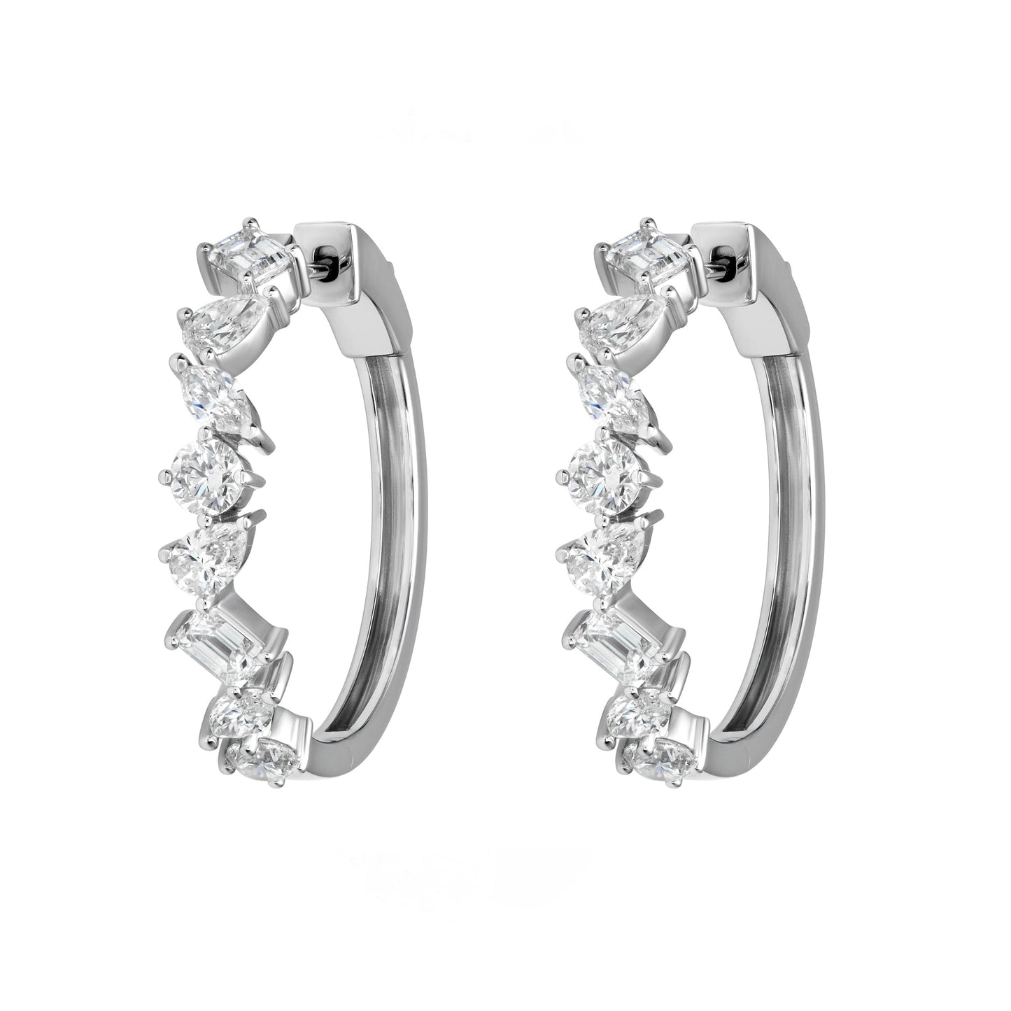 Round Multi Shape One Sided Hoops