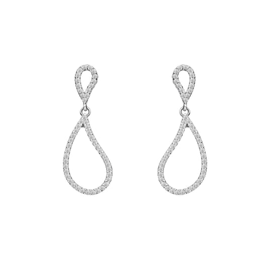Double Teardrop Earrings