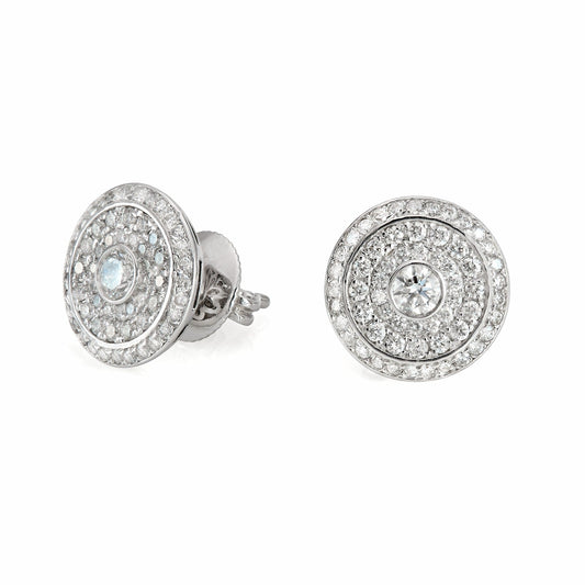 Diamond Disc Cufflinks