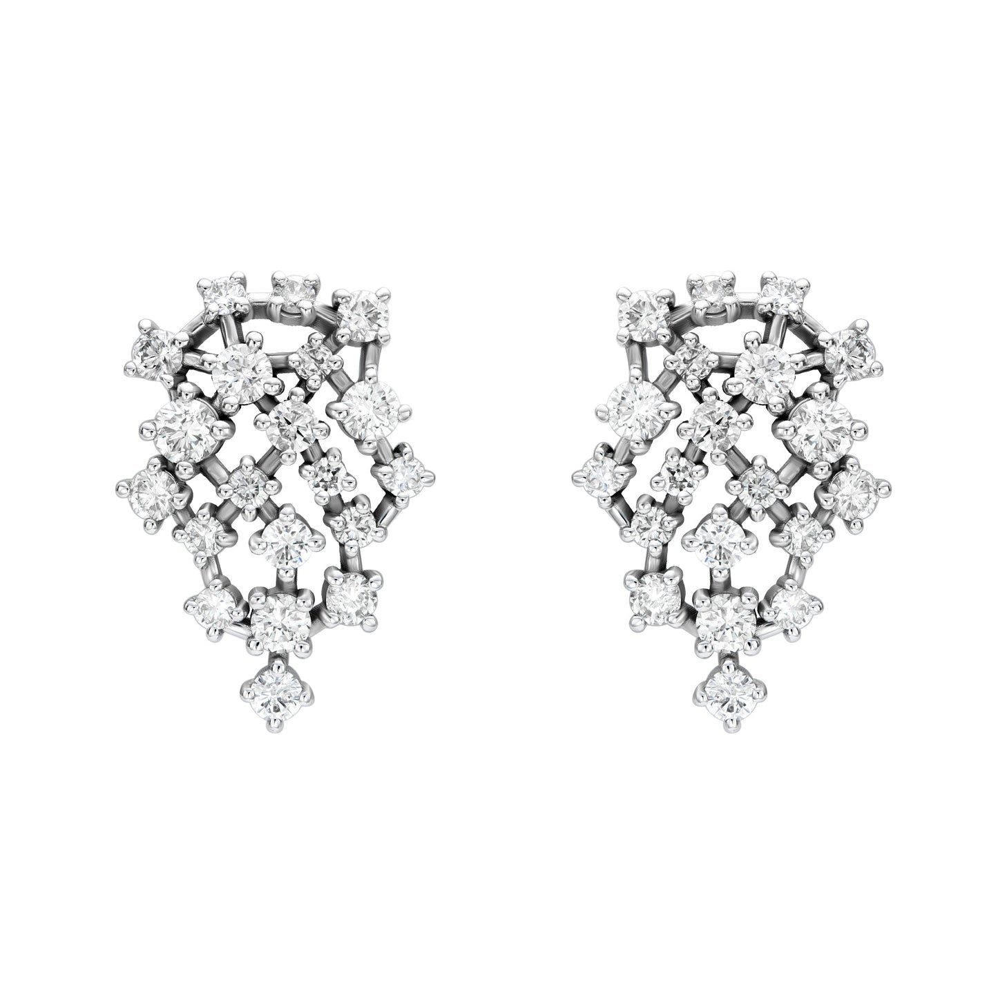 Grape Cluster Stud Earrings