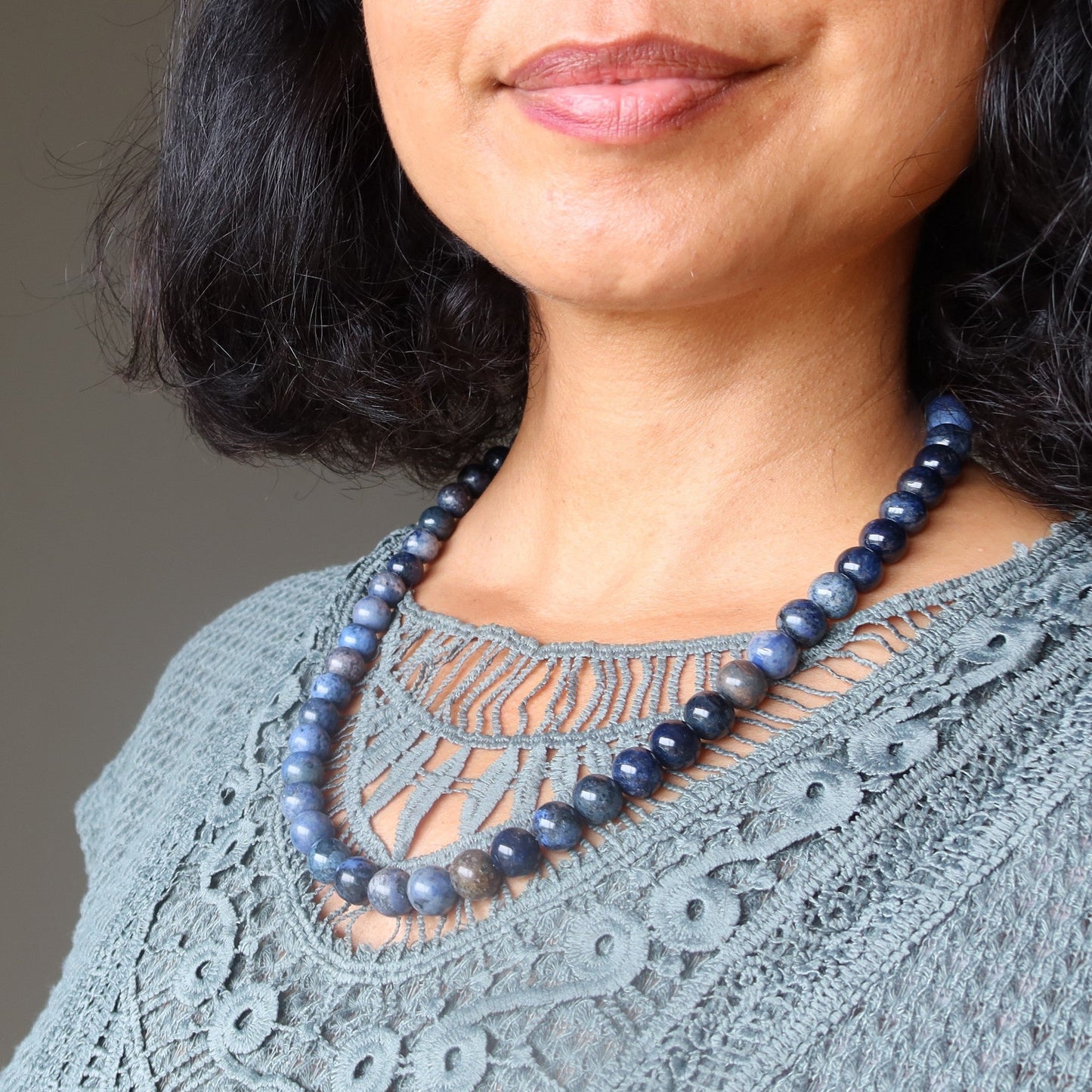 Dumortierite Necklace Blue Jean Beauty Crystal