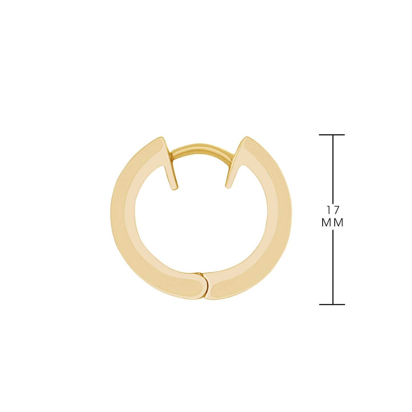 Enamel Huggie Earrings