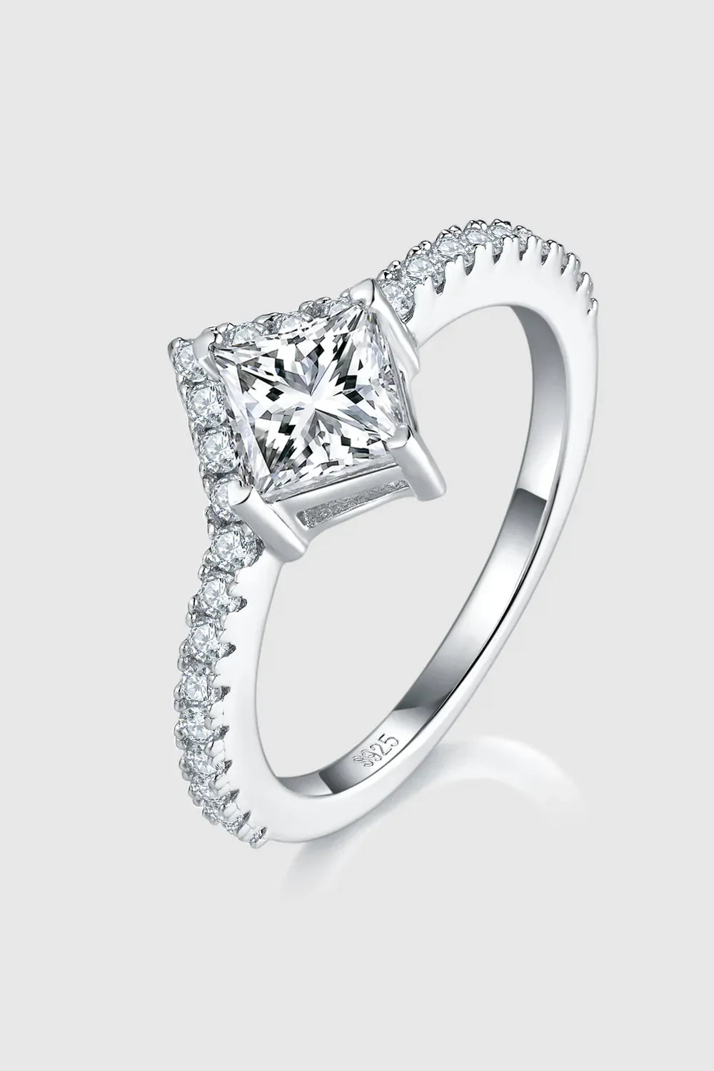1 Carat Sparkala™ 925 Sterling Silver Double Layered Ring