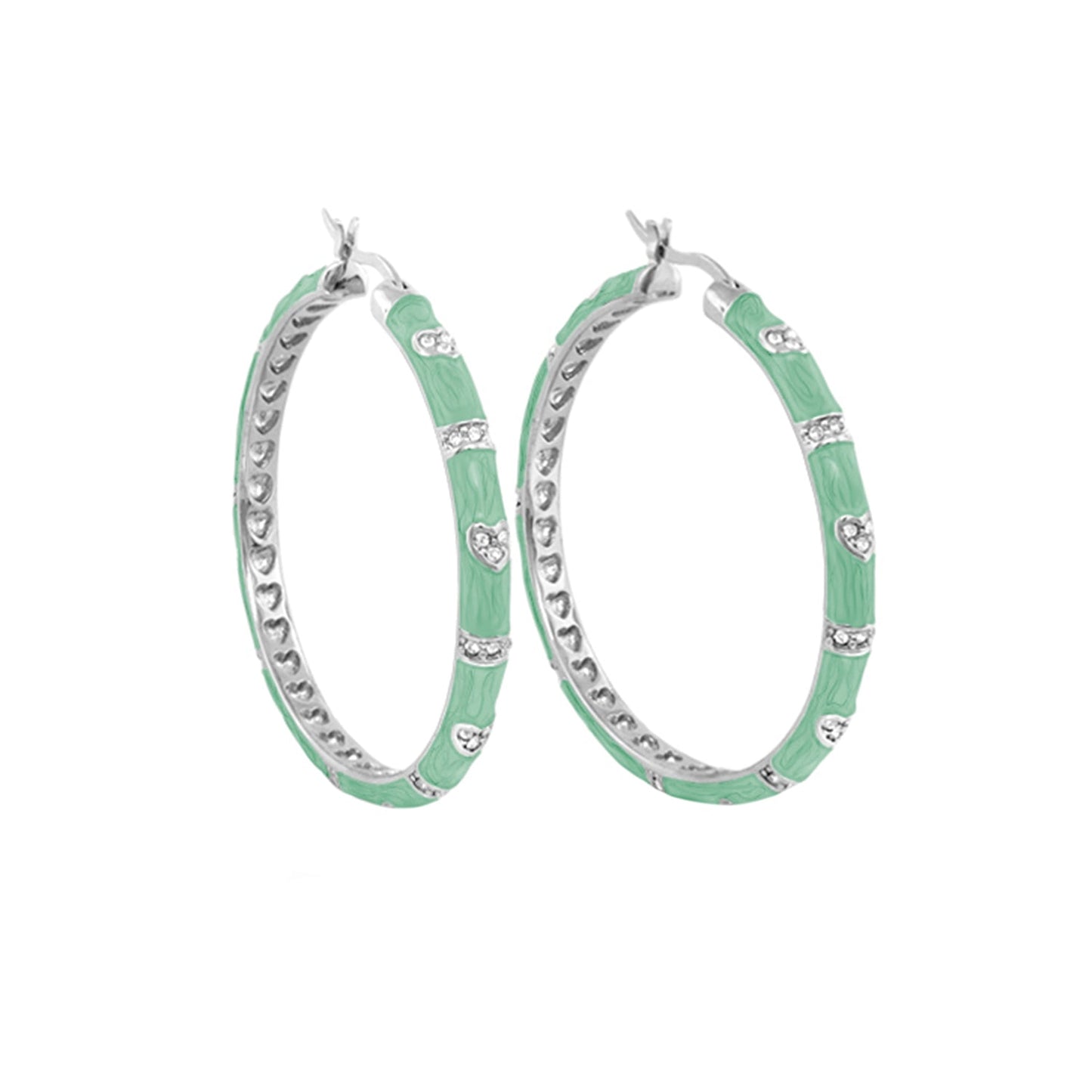 Pave Love Earrings
