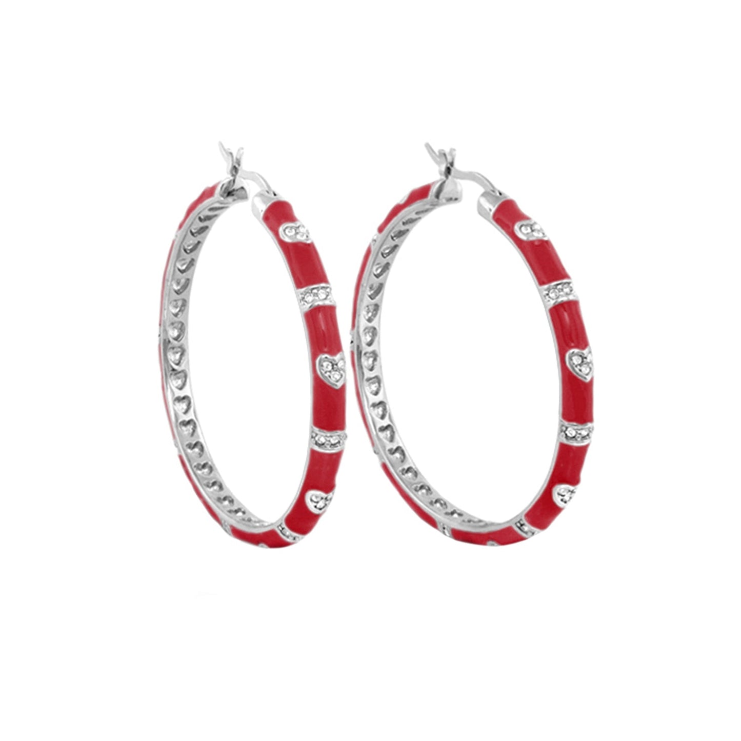 Pave Love Earrings