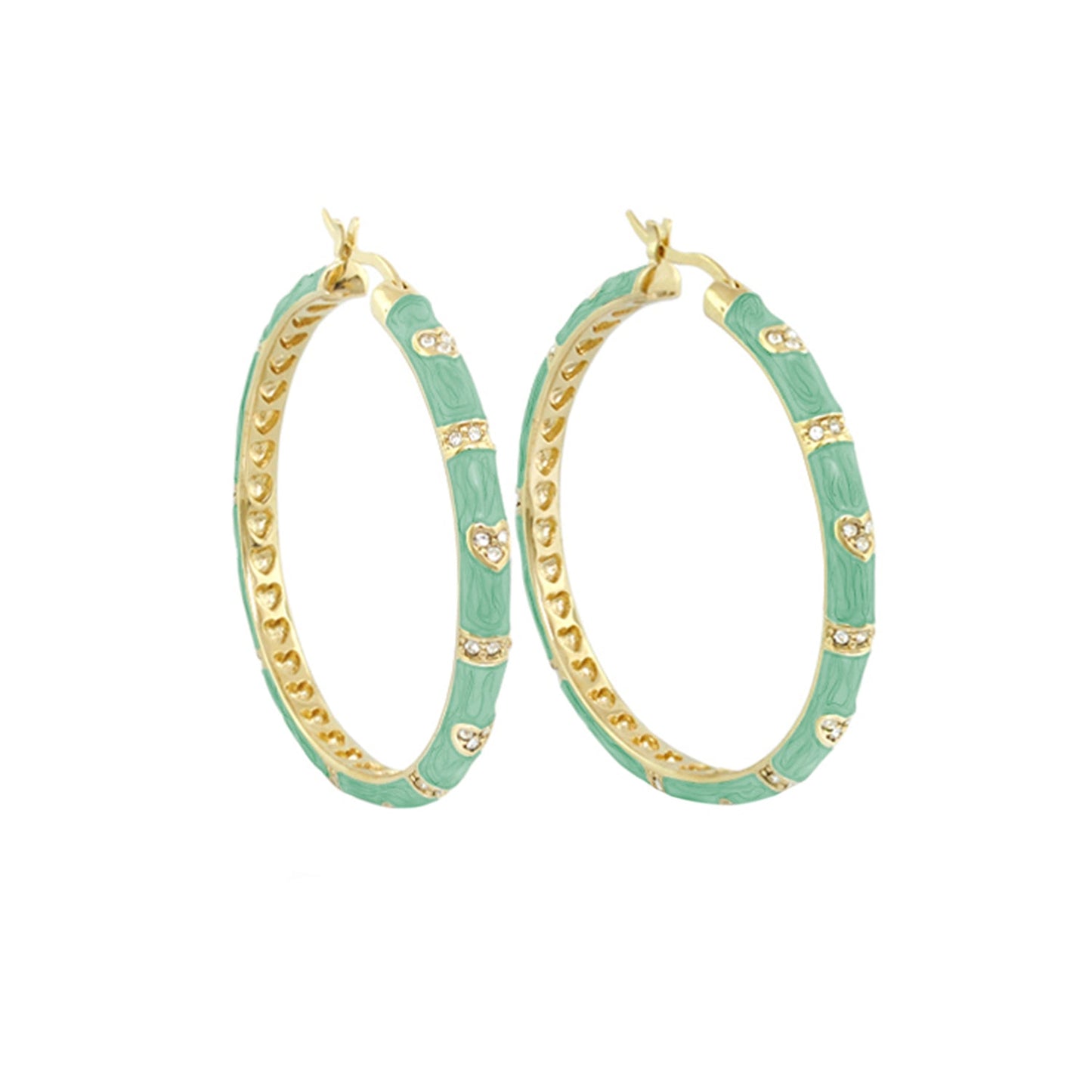 Pave Love Earrings