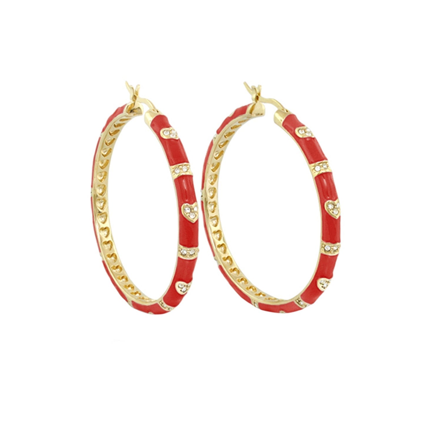 Pave Love Earrings