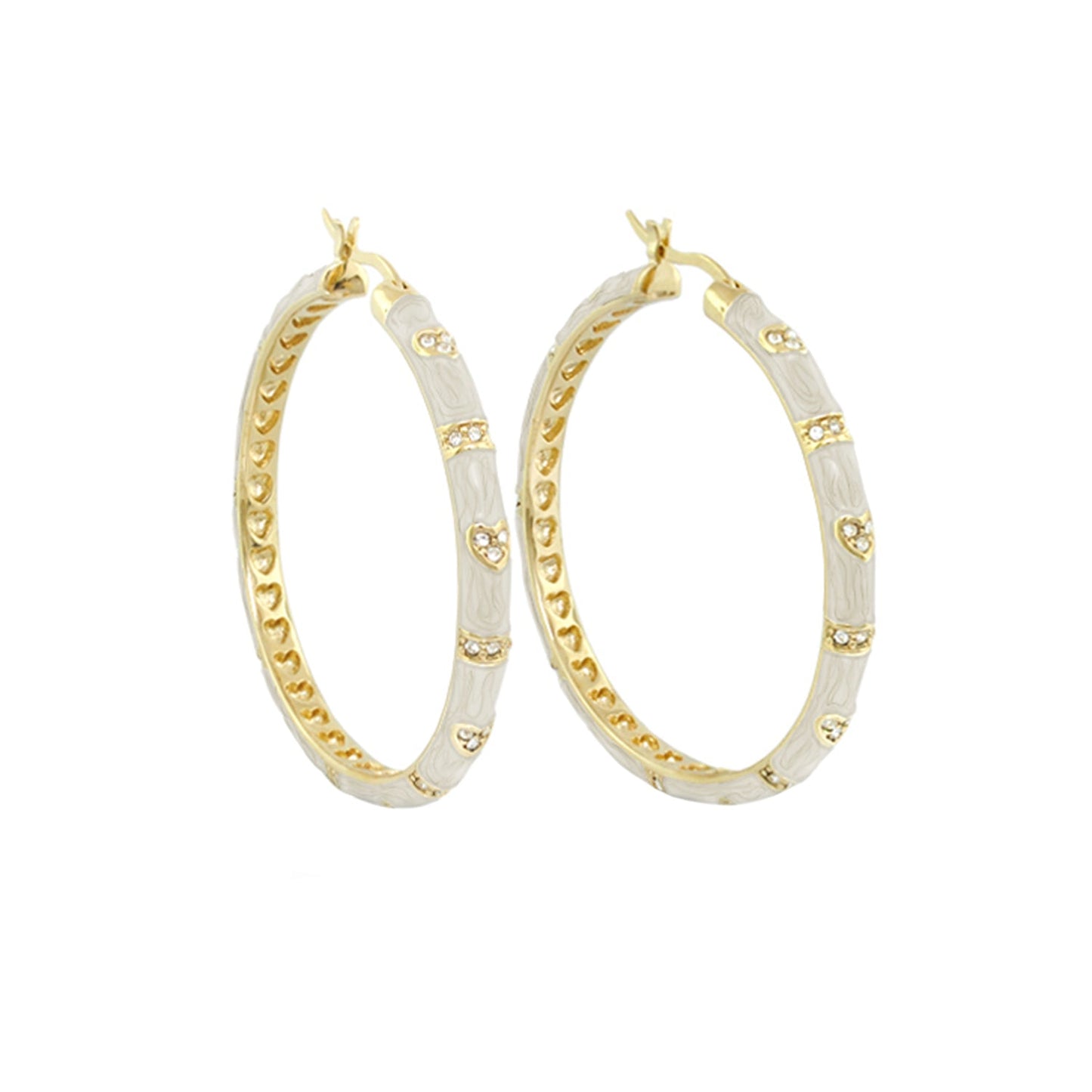 Pave Love Earrings