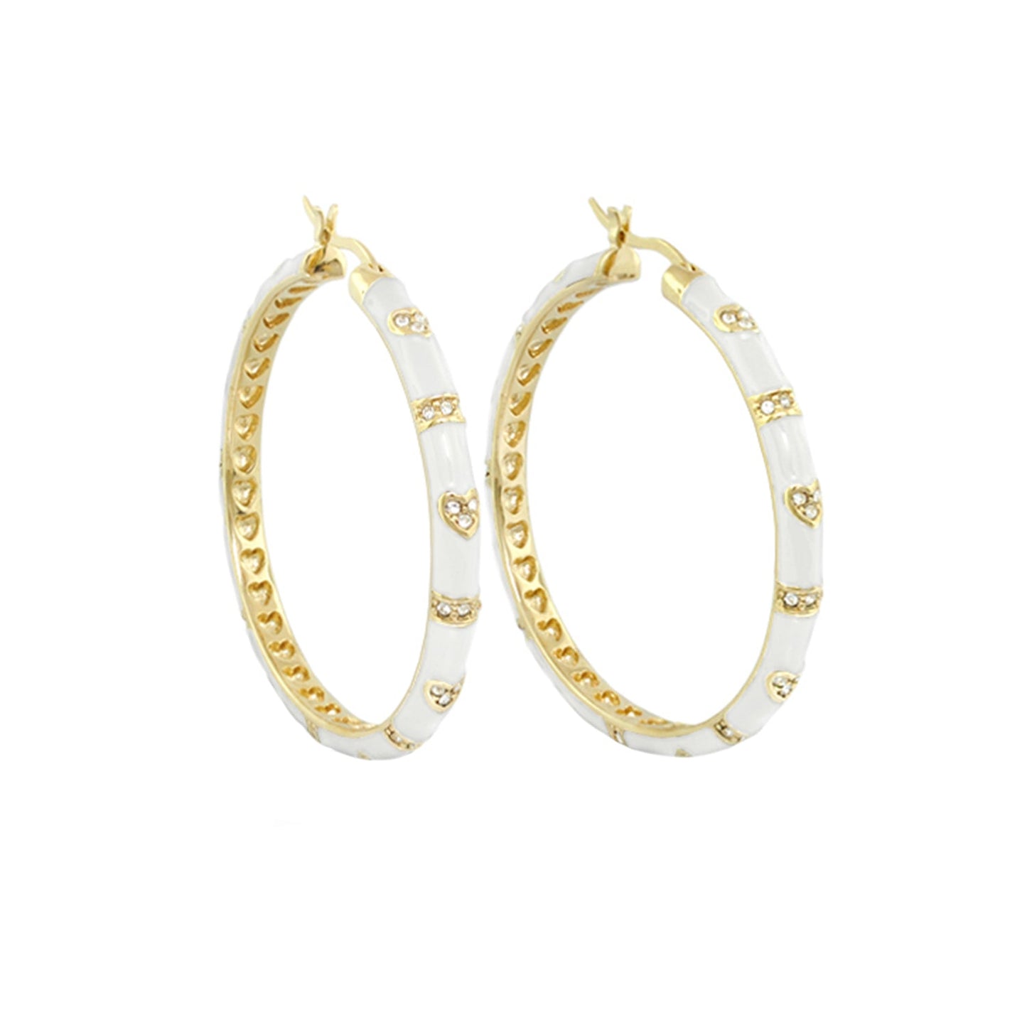 Pave Love Earrings