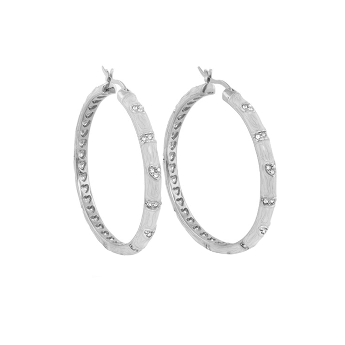 Pave Love Earrings