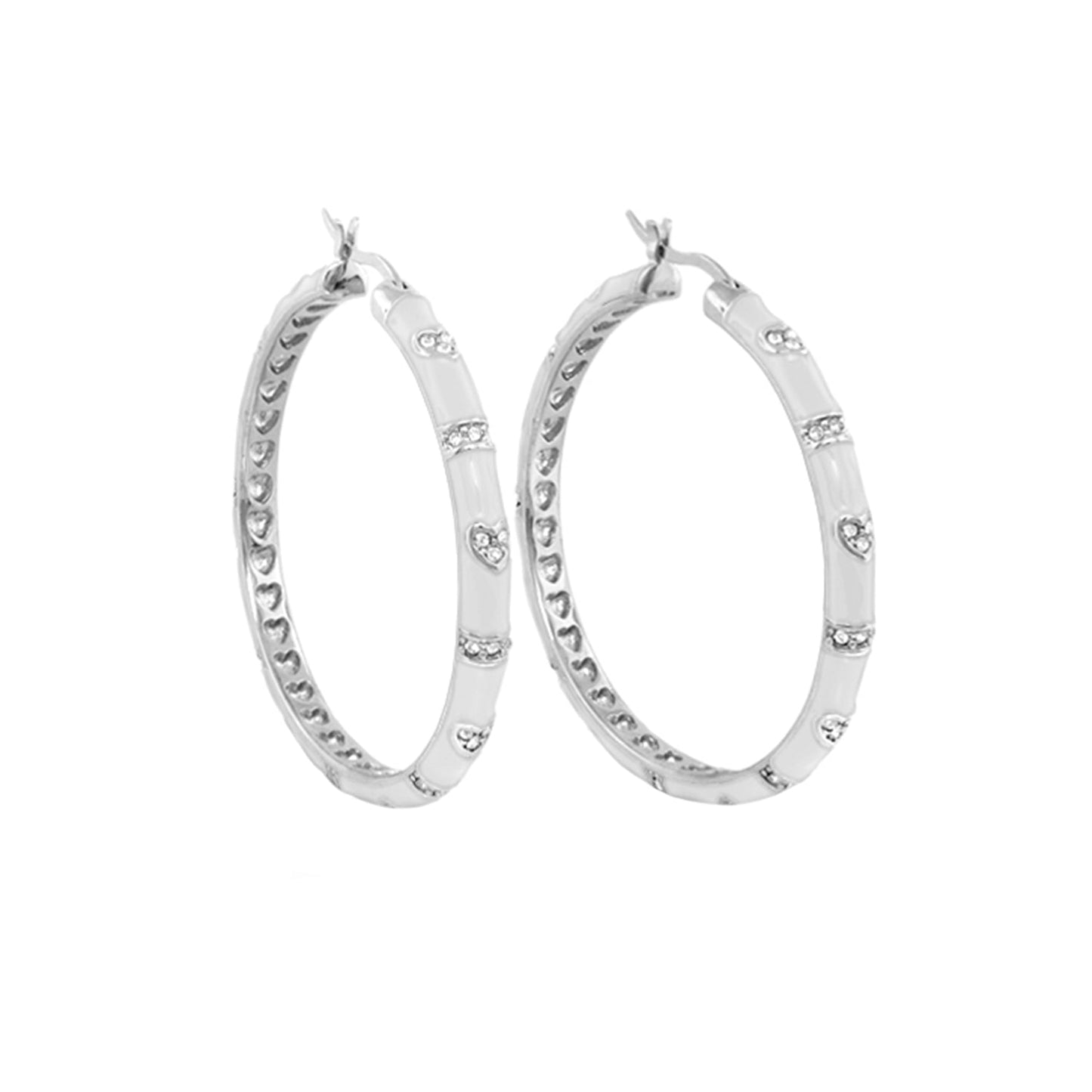 Pave Love Earrings