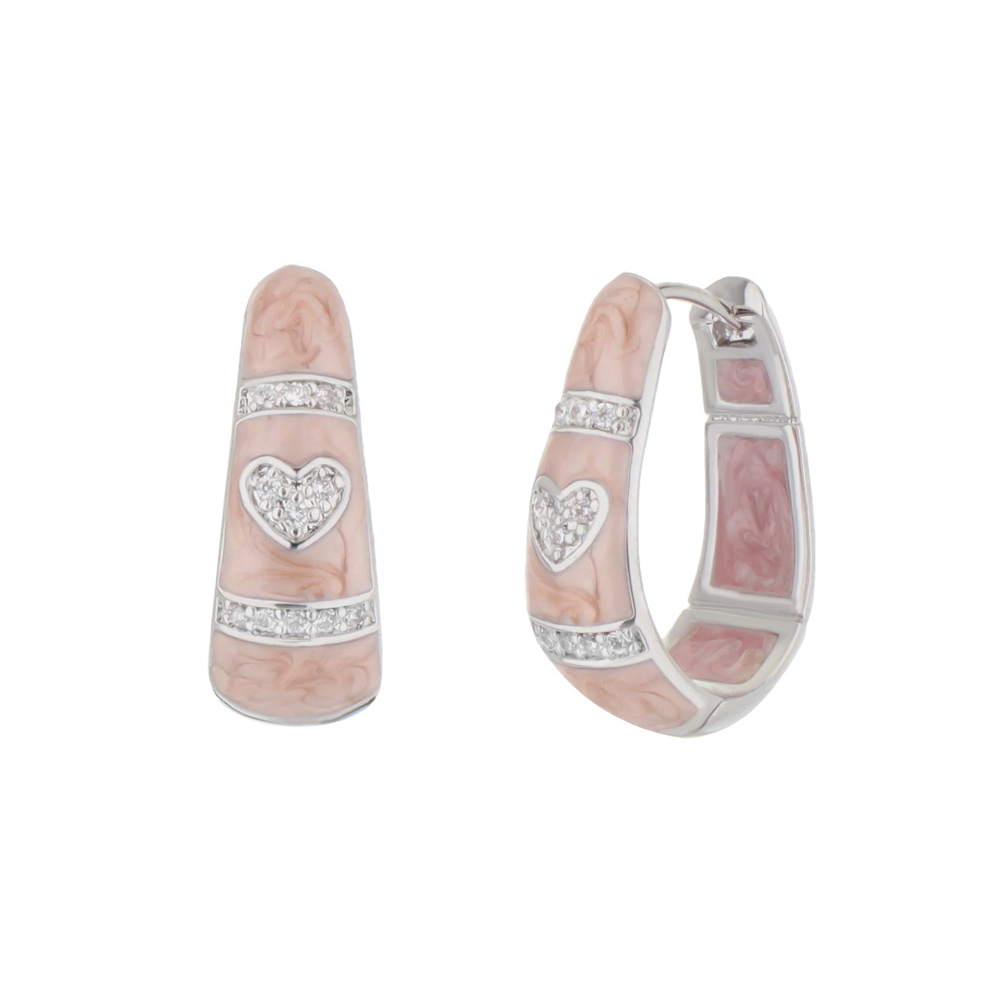 Pave Love Earrings