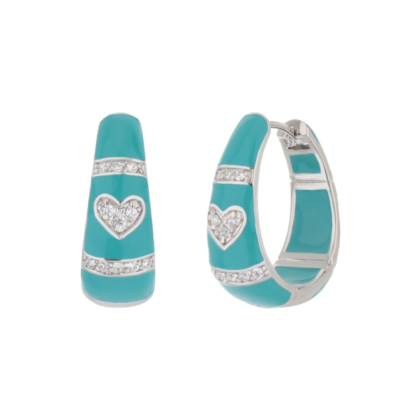 Pave Love Earrings