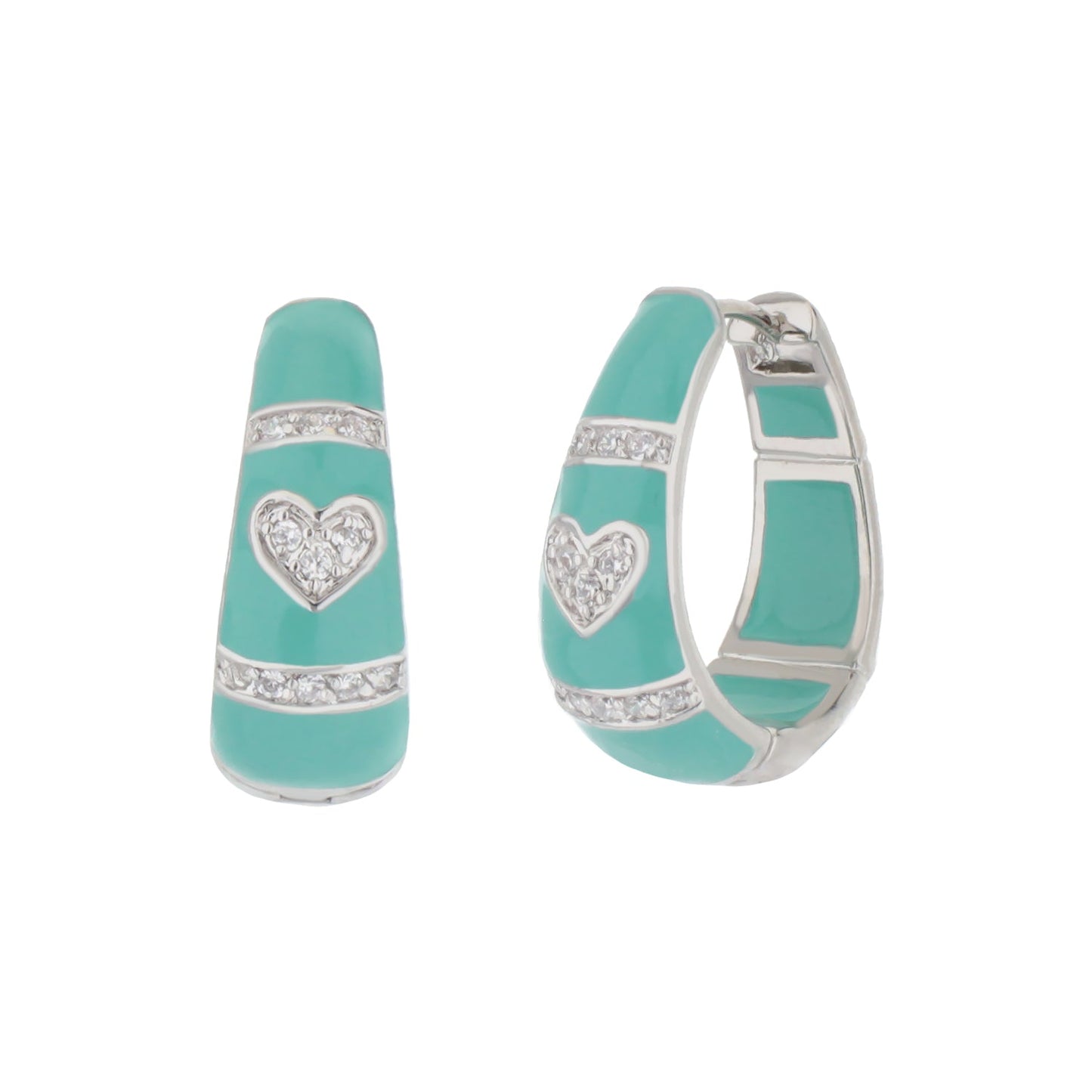 Pave Love Earrings